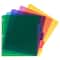 JAM Paper 9.75" x 11.5" 5-Tab Plastic Index Tab Dividers with Double Pockets, 2 Pack